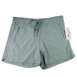Embrace Life 18 Athleisure Womens Slate Grey Active Shorts 5716M NWT Size L